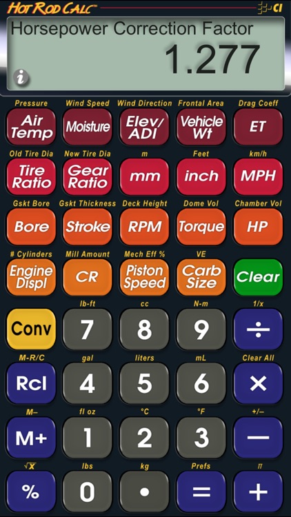 Hot Rod Calc Bracket Racer Performance Calculator