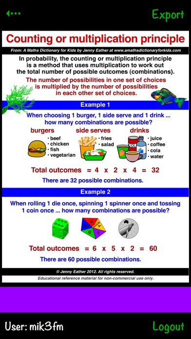 Eather Maths Charts