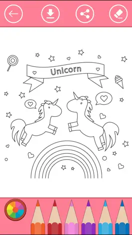 Game screenshot Coloring Book of Horses for Kids: Learn to color apk