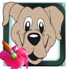 Puppy Animals Color Scratch Game for kids