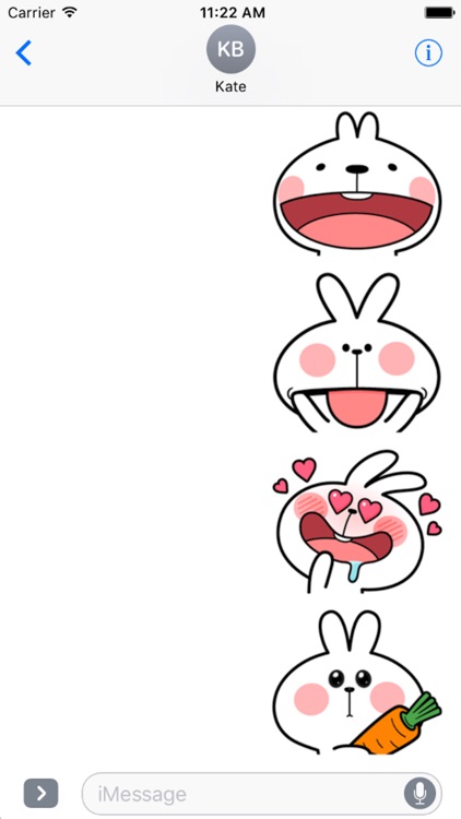 Cool Rabbit Facial Emoji