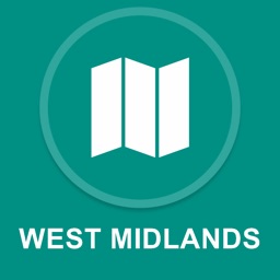 West Midlands, UK : Offline GPS Navigation