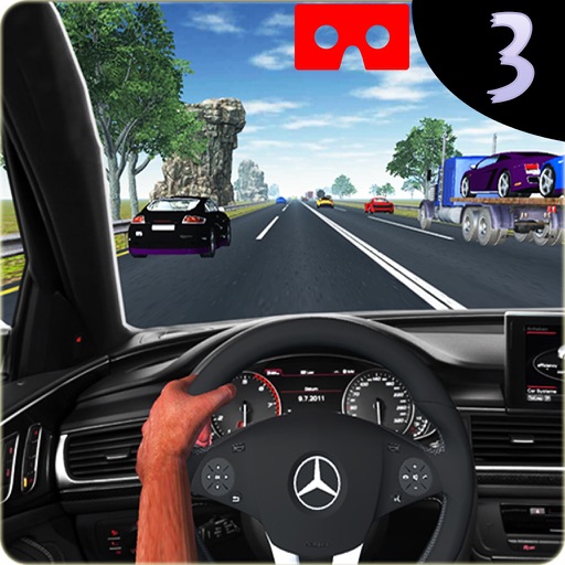 VR Crazy Car Traffic Racing 3 Free iOS App