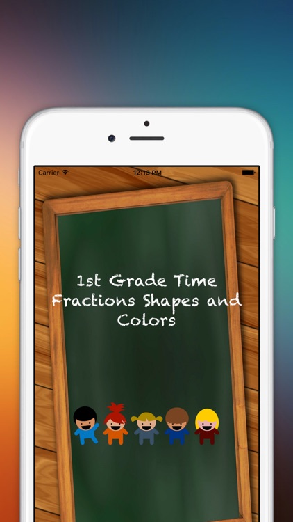 1st Grade Time Fractions Shapes And Colors screenshot-0