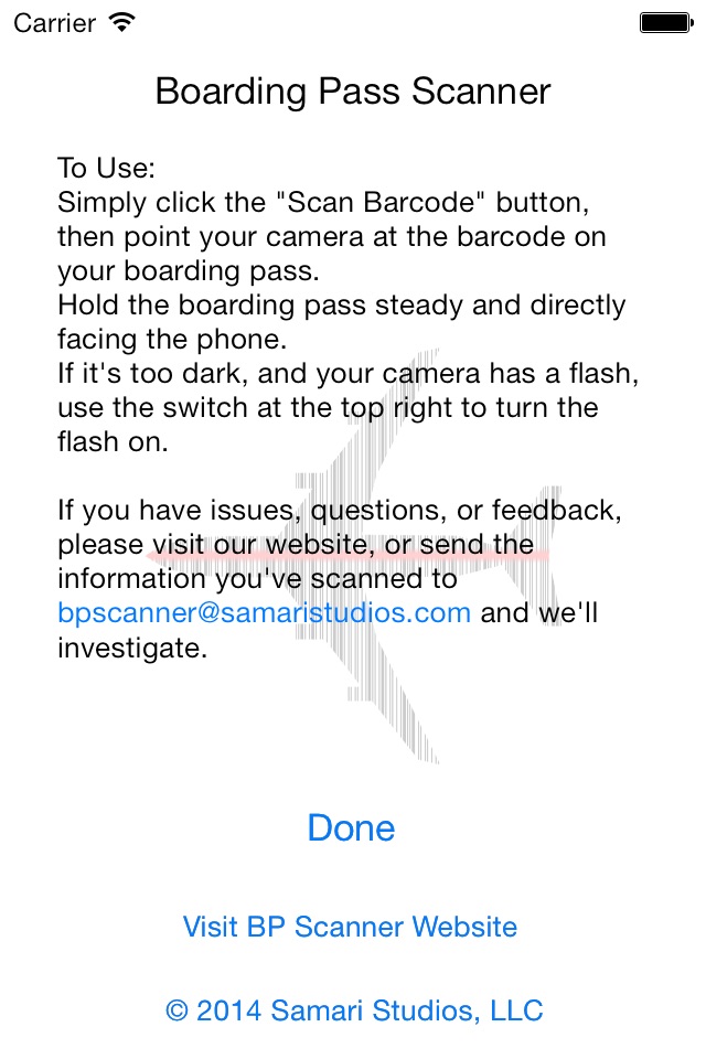 Boarding Pass Scanner screenshot 3
