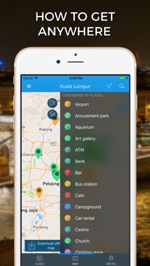 Kuala Lumpur Travel Guide with Maps(圖3)-速報App