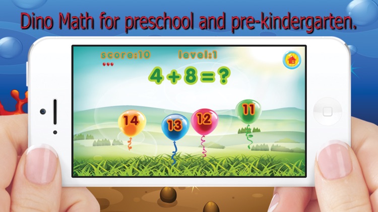 Dino Math for preschool and pre-kindergarten screenshot-3