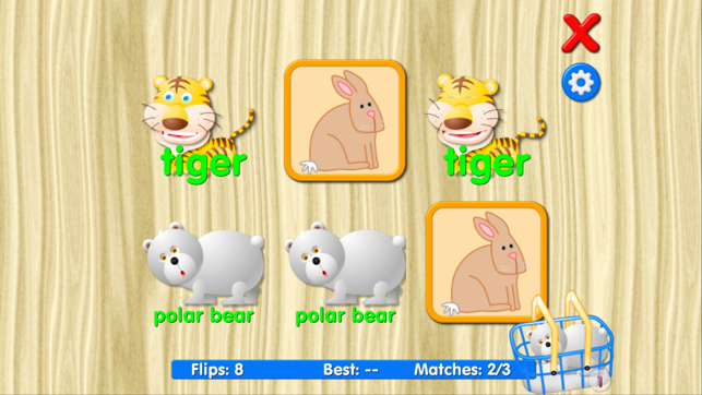 Animals matching memory game for kids(圖2)-速報App