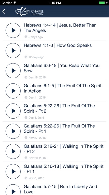 Calvary Chapel Lincoln app