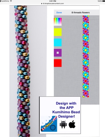 Kumihimo bead designer Lite screenshot 2