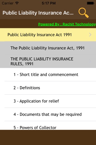 Public Liability Insurance Act 1991 screenshot 2