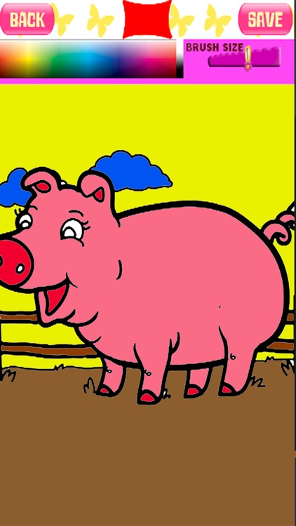 Coloring Little Pig Game For Children Version