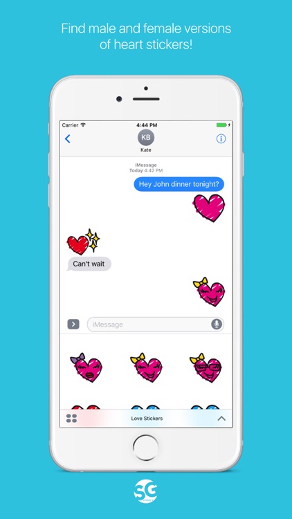 Love Stickers - Hand Drawn Sticker Pack