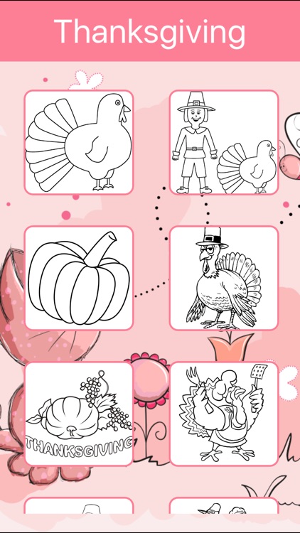 Thanksgiving Coloring Book: Learn to color & draw