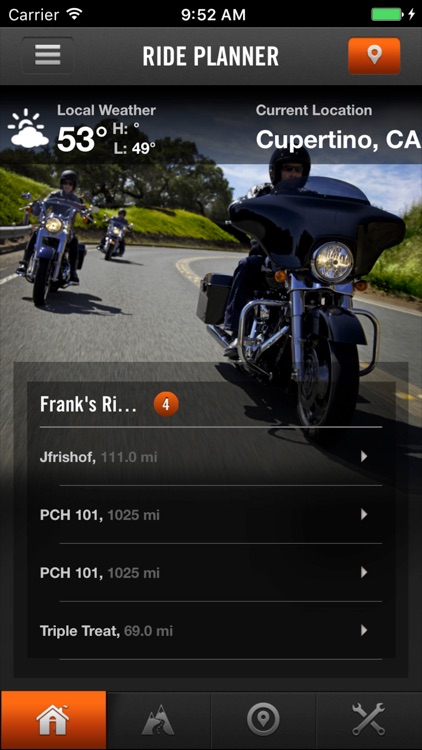 Official H-D Ride Planner