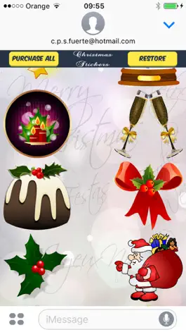 Game screenshot Christmas Stickers For iMessage hack