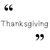 Thanksgiving Quotes - A to Z Stickers