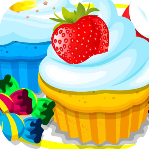 Cooking Colorful Cupcakes Icon