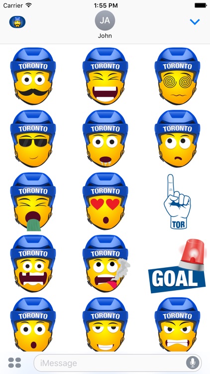 Toronto Hockey Stickers & Emojis screenshot-3