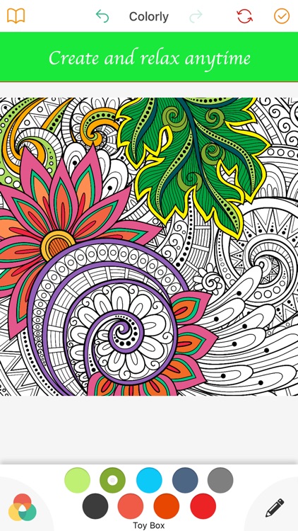 Colorly: Coloring book for Adults & Mandala - Free