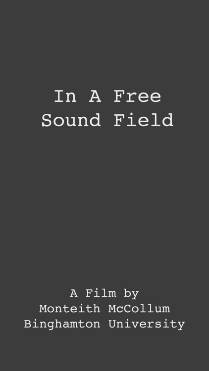 In A Free Sound Field
