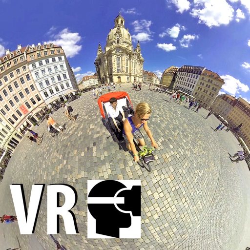 VR Cycle Rickshaw German City Virtual Reality 360 icon