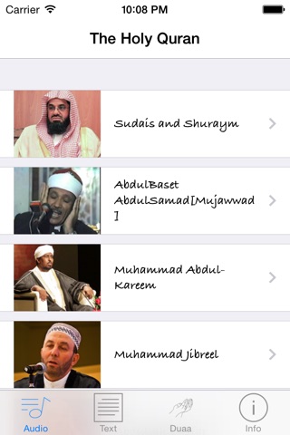 Quran Audio And Text Pro screenshot 2