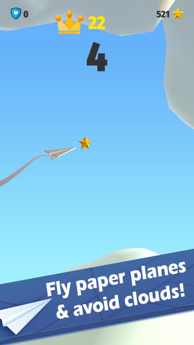 How to cancel & delete Clouds - Free Flying Paper Airplane Game from iphone & ipad 2