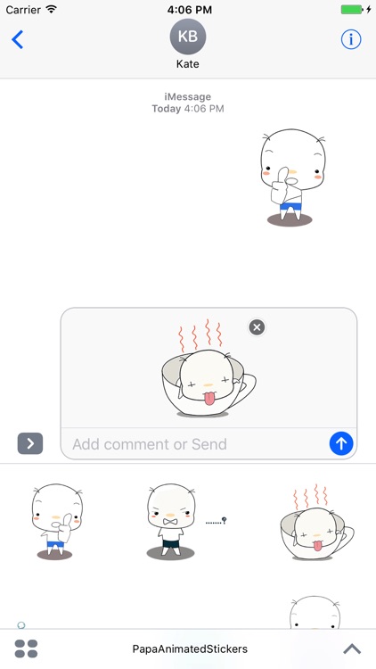 Papa Animated Stickers