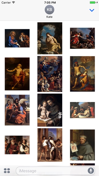 Guercino Artworks Stickers