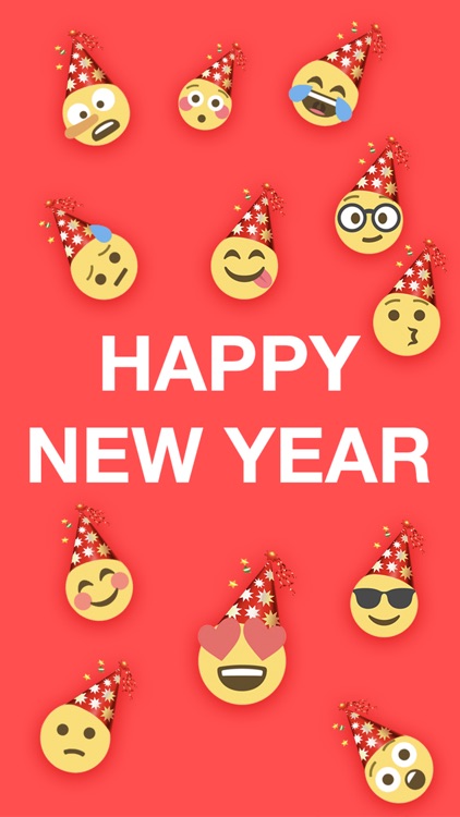 New Year Emoji - Emojis Sticker For iMessage