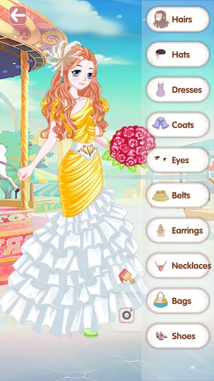 Long Hair Princess Dress Up Party - Girl Games screenshot-3