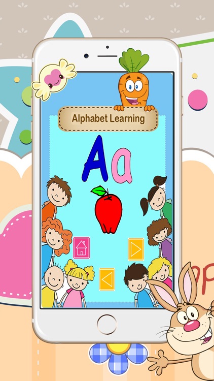 Alphabet Letter Poster With A B C Song For Nursery