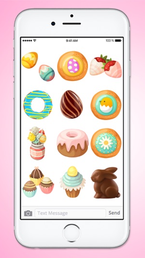 Easter Treats Cookies Cake and Candy Sticker Pack(圖4)-速報App