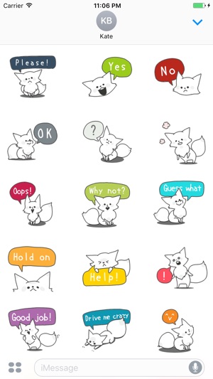 Stella The Little Snow Fox English Stickers(圖2)-速報App