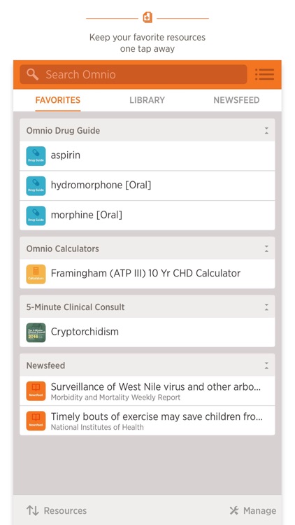 Omnio: Personalized, all-in-one clinical resource