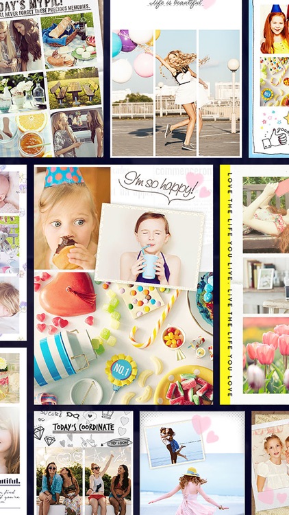 Petapic かわいい写真組み合わせ 無料のおしゃれテンプレートでかんたん画像加工コラージュ編集 By Yahoo Japan Corp