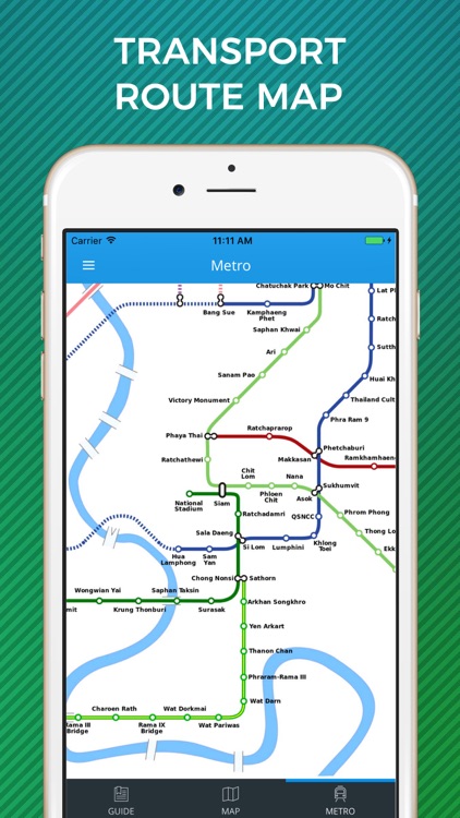 Bangkok Travel Guide with Offline Street Map screenshot-4