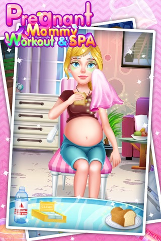 Pregnant Mommy Workout & Spa Games screenshot 3