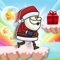 Run Santa run is a santa Claus running game tracker candy world 