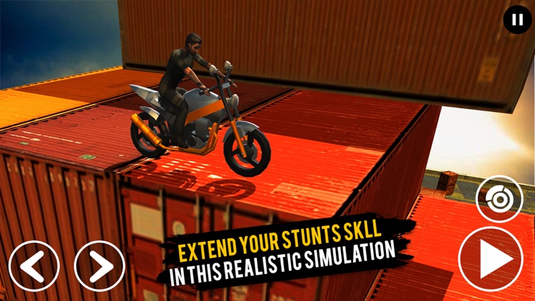 Xtreme Moto-r Bike 3D Stunts Sim-ulator 2017 screenshot-4