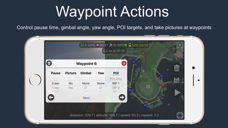 Flight Plan for DJI Phantom,Mavic,Spark,Inspire screenshot-3