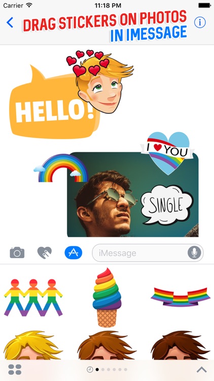 GAYJI - Gay Pride LGBT Emoji for iMessage