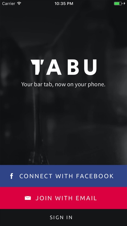 TABu - One touch bar tab payments