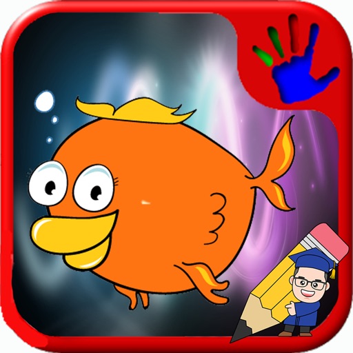 Paint Fish Kids Smart Version iOS App