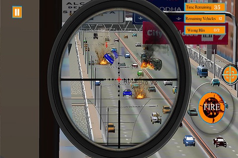 Traffic Car Sniper Shooting screenshot 3