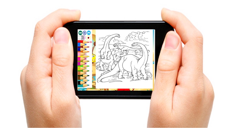 Dinosaur Coloring Book Pages For Kids Toddler Free screenshot-4