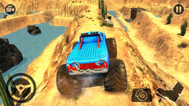 Offroad Monster Truck Desert Safari Hill Lái xe