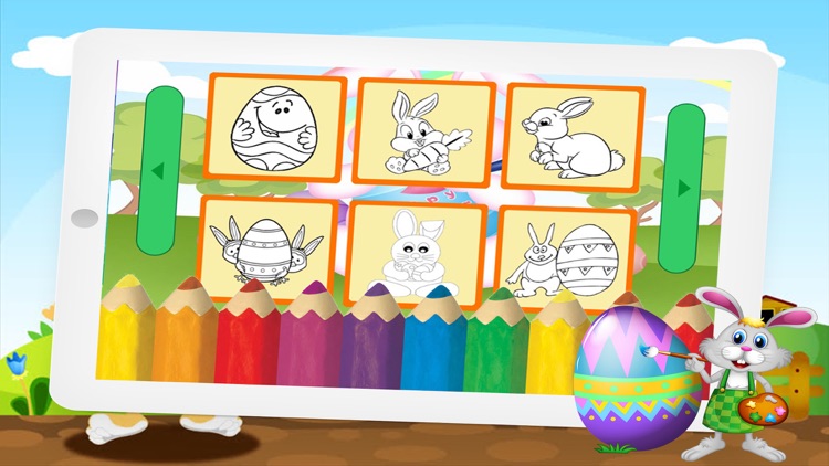 Easter Eggstravaganza and Rabbit coloring for kids