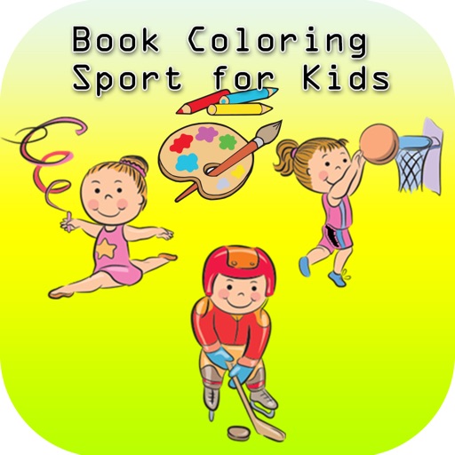 Book Coloring Sport for Kid Icon